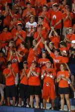 Over 1,600 students jammed Huff Hall in 2006