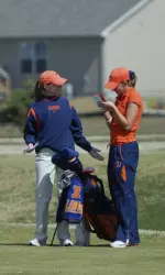 Head coach Renee Slone and the Illini wrapped up their season-opening tournament in 10th place at the Chip-N-Club Invite.