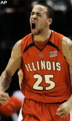 Calvin Brock led Illinois with 13 points.