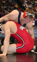 Senior John Dergo went 3-0 on the day, including a pin and a major decision.