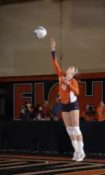 Jackie Wolfe had 37 assists in her first collegiate start.