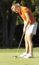 Sophomore Kaitlyn Wampler shot a second round 71 at the Challenge at Onion Creek.
