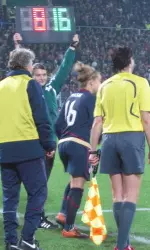Ella Masar subbing in for the U.S. in Augsburg, Germany on Oct. 29, earning her first national cap.