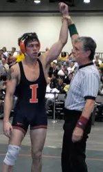 Senior Jimmy Kennedy was one of three Illini to reach the semifinals at the Midlands Championships Tuesday.
