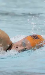 Torrey Loper led the Illini in the 1650 freestyle with a time of 17:35.87.