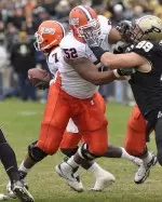 Offensive lineman Jon Asamoah earned Academic All-Big Ten