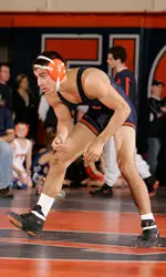 True-freshman Eric Terrazas recorded his first career Big Ten victory at 149 in No. 9 Illinois' 20-15 win over No. 17 Michigan.