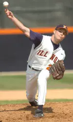 Aaron Martin allowed only one unearned run on five hits and one walk with three strikeouts in eight innings to lead Illinois to a 4-2 win over Stephen F. Austin.