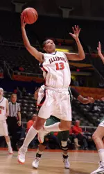 Jenna Smith led all scorers with 19 points. (photo by Beth Unser)