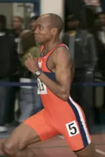 All-American Gakologelwang Masheto won the 500m for the second consecutive year at the New Balance Invitational.