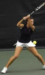 No. 86-ranked Leigh Finnegan and the Illini are now 3-1 in conference play this weekend.
