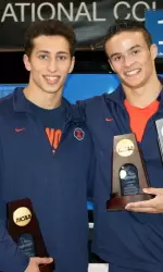 NCAA Champions Daniel Ribeiro and Paul Ruggeri.