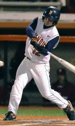 Brandon Wikoff was 3-for-5 with two doubles, an RBI and three runs in No. 28 Illinois' 11-10 loss at Indiana State.