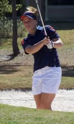 Senior Nancy Featherstone is tied for 17th after two rounds of the Indiana Invitational.