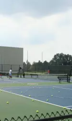 The Khan Outdoor Tennis Complex was completed this past spring.