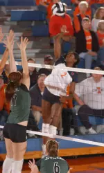 Vicki Brown was twice named Honorable Mention All-Big Ten