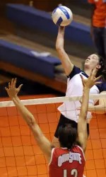 Laura DeBruler was named tournament MVP at the Bluejay Invitational