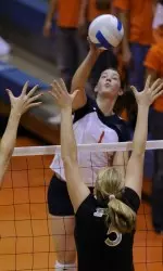 Junior Laura DeBruler was named tournament MVP of the State Farm Illini Classic for the second-consecutive year.