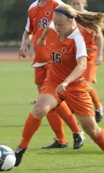 Junior Jordan Hilbrands scored her team-leading sixth goal of the season on Friday night.