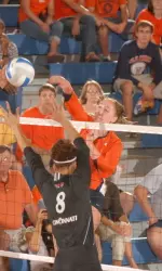Michelle Bartsch had a season-best 17 kills Friday night vs. Ohio State