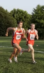 Dan Kremske (left) finished second behind Colin Mickow (right), who won the 2009 Illini Challenge.