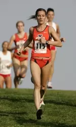 Junior Ashley Thompson was the top Illini finisher at the Illini Challenge, placing third overall.