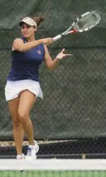 Junior Marisa Lambropoulos tallied her fifth straight win of the season.