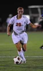 Freshman midfielder Vanessa DiBernardo's record-breaking four goal performance pushes her total goals on the season to nine.
