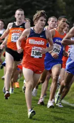 Jordan Hebert led the Illini and clocked a personal best time of 24:28.