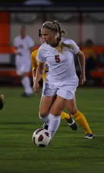 Sophomore Niki Read tallied her first goal of the season, the game-winner, at Ohio State on Thursday
