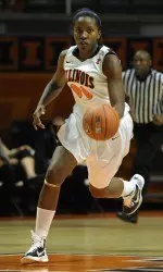 Karisma Penn earned Freshman All-Big Ten honors last year, averaging 10.9 points and 5.5 rebounds per game.