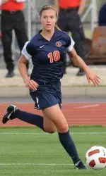 In her first post-season game, sophomore Shayla Mutz earned the lone goal of the game for the Illini.