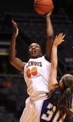 Karisma Penn had 30 points and 10 rebounds vs. the over-matched Mustangs.