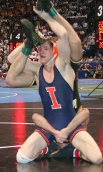 No. 3 Jimmy Kennedy took second place at Midlands, one of three Illini placewinners.
