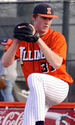 Sophomore Will Strack struck out a career-high six hitters in his six-inning outing to defeat Notre Dame, 11-1.