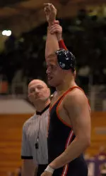 No. 14 Patrick Bond scored a 9-4 upset over No. 10 Sonny Yohn at 197.