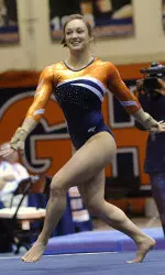 Allison Buckley breaks Illinois record in the all-around with a 39.525.