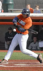 Left fielder Mike Giller was 2-for-4 with a home run and four RBIs in Illinois' 10-3 win over Ball State.