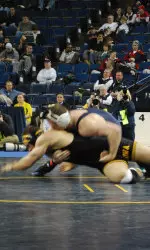 Second-seeded John Dergo rebounded from his morning loss to become an All-American for the first time.