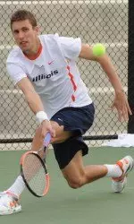 Junior Abe Souza tied his career high with 23 singles this season.