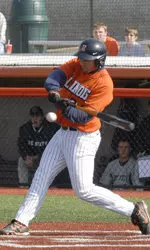 DH Mike Giller ripped his first home run of the year in the fourth inning against Western Carolina.