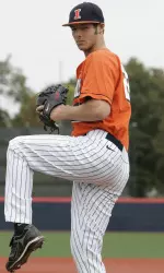 Freshman pitcher Kevin Johnson struck out a career-high seven Michigan hitters to lead the Illini to a 6-2 win over the Wolverines.