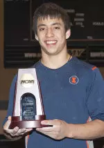 Sophomore Tyler Mizoguchi earned his first-career All-America honor in the all-around with a sixth-place finish (87.300).