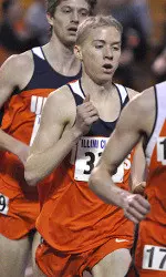 Sophomore Hunter Mickow won the 10,000m at the Drake Relays on Thursday with a time of 30:29.72.