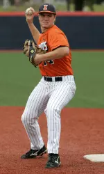 Second baseman Christian Cummins was 3-for-3 with a double and a run in Illinois' 16-1 loss to Michigan State on Saturday.