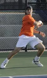 Junior Johnny Hamui clinched the 4-0 win for the Illini over Iowa Friday afternoon.