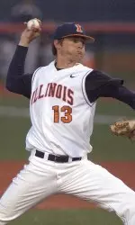Pitcher Brian de la Torriente pitched four scoreless innings of relief in Illinois' 3-2 loss to Southern Illinois on Tuesday.