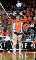 Hillary Haen led Illinois with 20 assists for the Illini