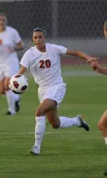 Vanessa DiBernardo ranks first in the Big Ten in goals (5), points (11), points per game (1.83) and goals per game (0.83).
