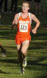 Junior Colin Mickow placed first for the Illini and second overall (24:26).